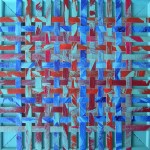 Building Block #2, Acrylic on Canvas, 8"X8", 2009