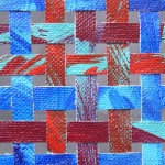 Building Block #2, Acrylic on Canvas, 8"X8", 2009 (Detail)
