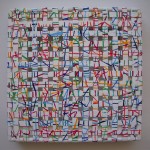 Building Block #5, Acrylic on Canvas, 8"x8", 2009 