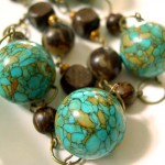 Mosaic Turquoise Chunky Necklace